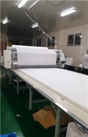 圓筒面料 覆膜型無紡布 專用自動拉布機